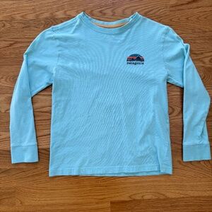 Patagonia Kids' Long-Sleeved Skyline Stencil T-Shirt